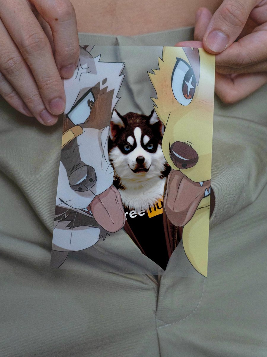 Whiskey「俺もこのカードで写真撮りたい！！！」
カメラマン「本気でいいの！？！？！？？」

#FursuitFriday