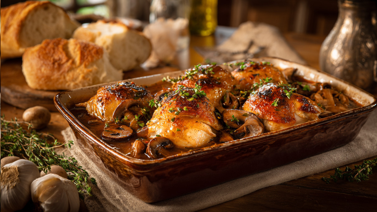 SizzleRecipes's tweet photo. Cosy French comfort. This Chicken Chasseur is slow-simmered with mushrooms, herbs, and a rich tomato-wine sauce, it's rustic and full of flavour.
Get the recipe in comments.
#ChickenChasseur #FrenchRecipes #ComfortFood #AutumnRecipes #WinterWarmers #HeartyMeals #SizzleRecipes https://t.co/9LkO6mf196
