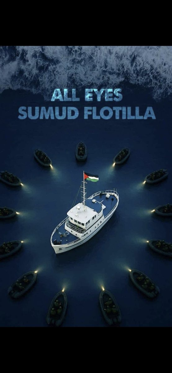 ADEKA45's tweet photo. ALL EYES SUMUD FLOTILLA. #GlobalSumudFlotilla  #SumudForGaza #FreeGaza #FreePalestina https://t.co/AMC3ys8sAm
