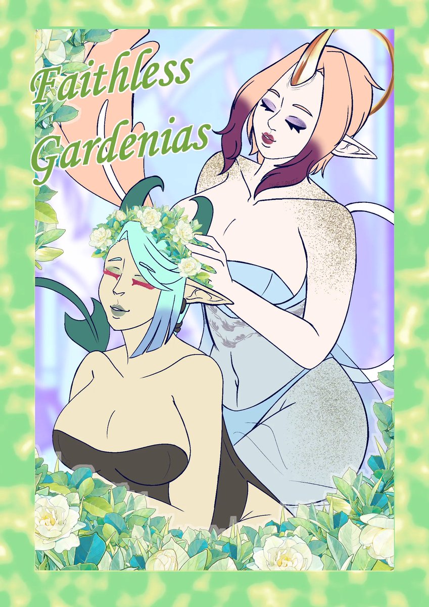 CryptsNDice's tweet photo. Faithless Gardenias Page 1
"Angels and demons were never meant to be together. But sometimes their love ignores those boundaries and blossoms into a beautiful garden. A gentle Gardenia to symbolize eternity"
#dnd #fantasy #Faithlessworld  #Indieproject #Indiecomic #DnD #FaithlessWorld