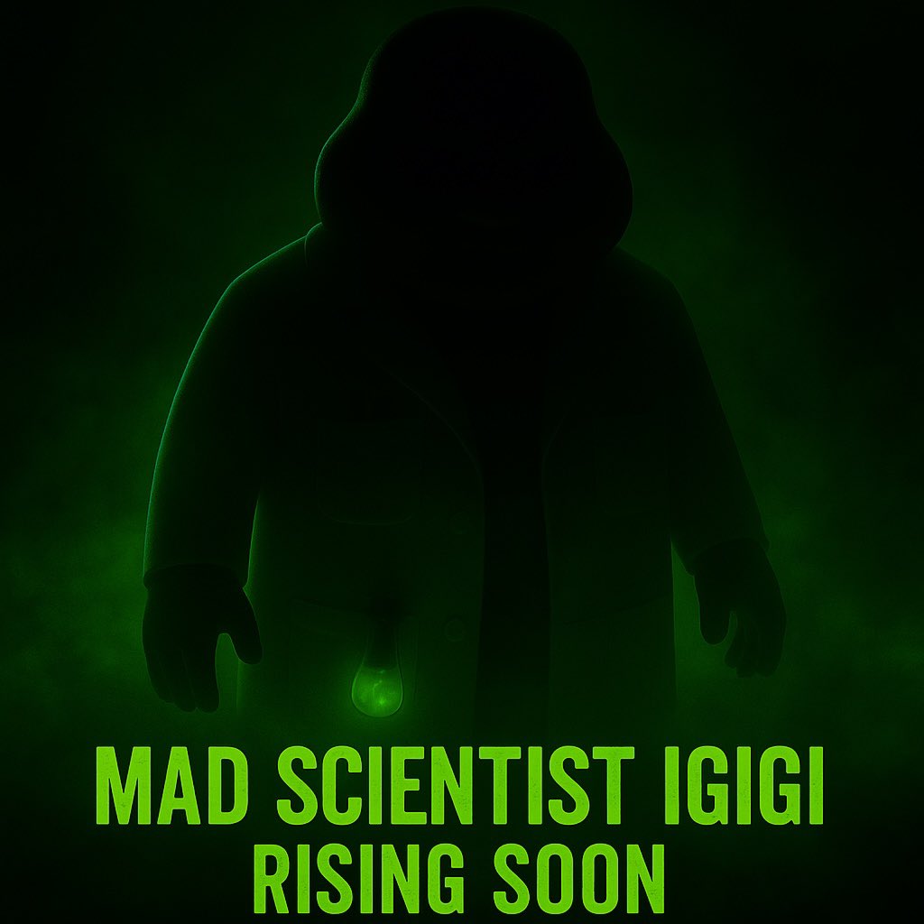 IgigiNation's tweet photo. ๐งชโฃ๏ธ MAD SCIENTIST IGIGI โฃ๏ธ๐งช
From the shadows of the lab, experiments awakenโฆ ๐๐ฅ
The uprising grows stronger. ๐โก
โณ RISING SOON โ the 3D Collection approaches on https://t.co/yRnLogIw6B โ๏ธ
#IGIGI #3DCollection #XRPL #NFT #QuantumRealmStudios #xSPEVTARverse ๐งฌ https://t.co/xIi6GXDBwt