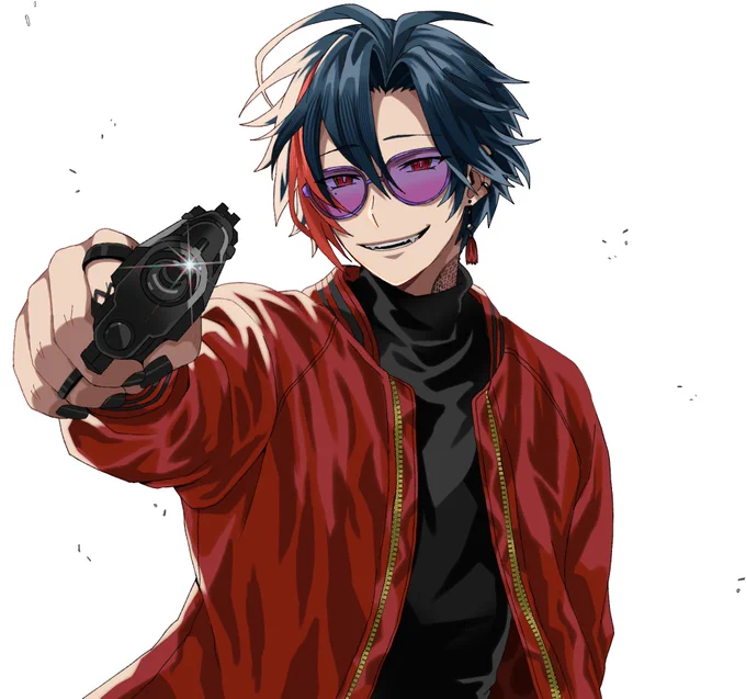 マッドなタウン開催されたのでソワ・・・としている ※世界観に合わせてチンピラ風に捏造 #かいせ絵