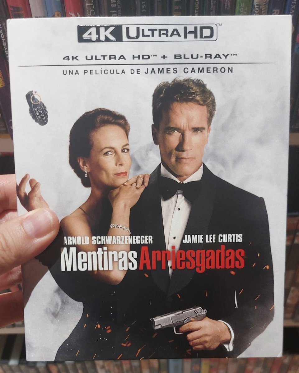 coquesaeba's tweet image. Hoy toca ver este peliculón en glorioso 4K UHD,  aunque se dice que es una edición polémica por la imagen quitándole todo el grano y con IA las cosas de James Cameron. Cuando la pillé y probé por encima vi que parecía una peli actual.
#mentirasarriesgadas #truelies #cineencasa🎬