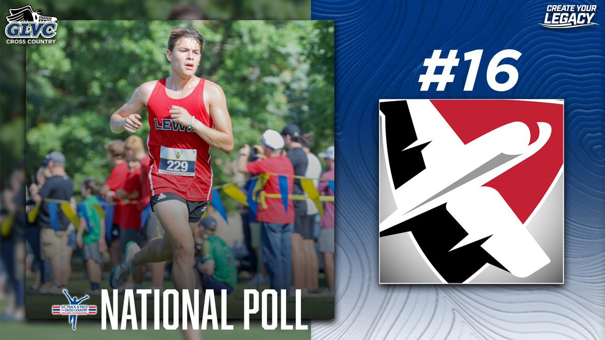 🏃 <a href="/USTFCCCA/">USTFCCCA</a> NATIONAL POLLS

<a href="/LewisWXC/">Lewis Women's XC</a> and <a href="/LewisMXC/">Lewis Men's XC</a> continue to represent the GLVC in the latest rankings 🫡

#CreateYourLegacy | GLVCsports.com/NationalPolls