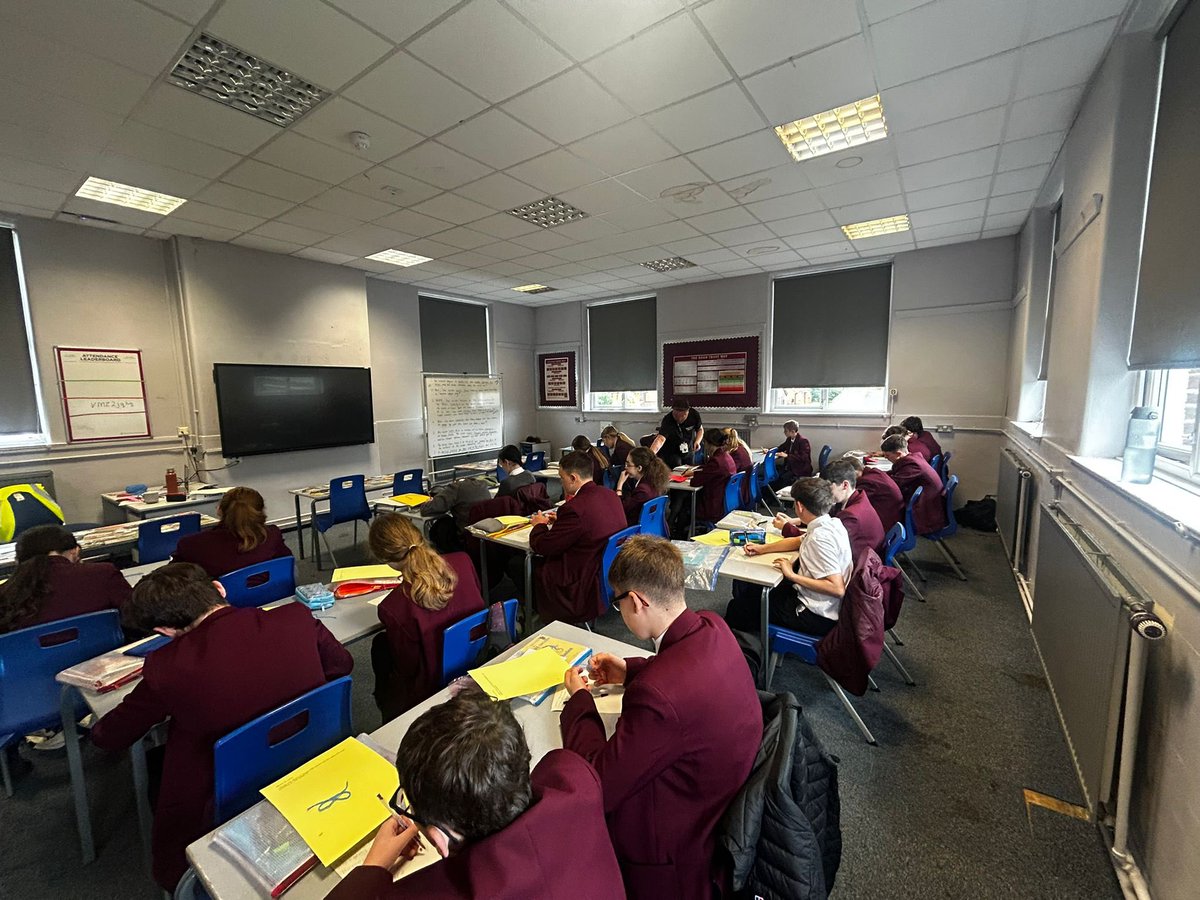 This week, Tom Stocks, held 'Positive Poetry Scrolls Workshops' with our KS3 pupils. Pupils were able to explore their positive thoughts &amp; feelings to support the mental wellbeing of themselves and the school community. The scrolls were placed around school for others to enjoy.
