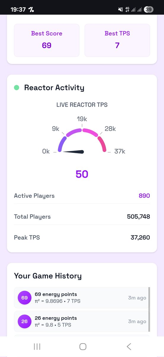 abdulkerim_abdo's tweet image. Just hit a new personal best on @Pi_Squared_Pi2&apos;s FastSet TPS degen run—racked up 1,850 points pushing that settlement speed to the max! ⚡ This thing clears 150K+ TPS like it&apos;s nothing. Who&apos;s topping my score? Game on, community! #FastSet #PiSquared