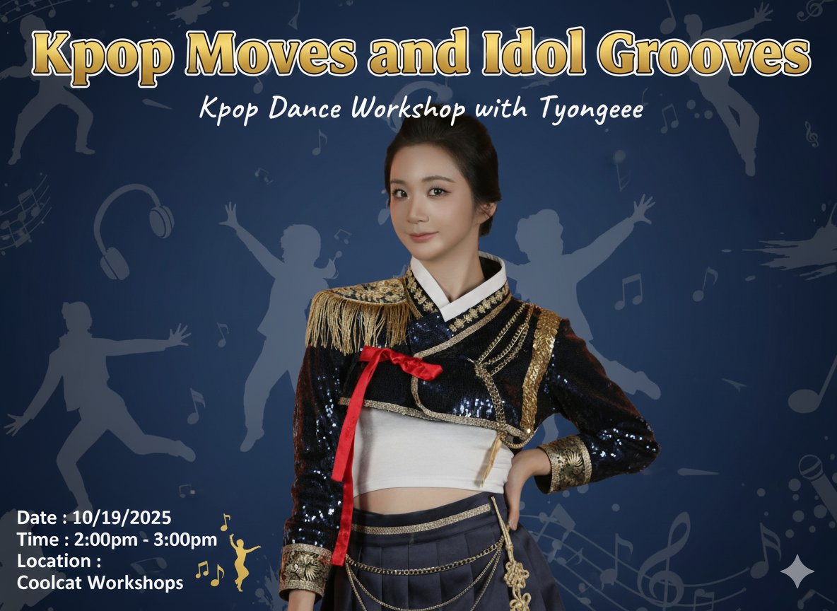 tyongeee's tweet image. 10.19.2025 2pm-3pm KPOP workshop at @TwitchCon ❤️

Anyone can join and dance!
you are more than welcome to stream, take video, photos, and have fun! 💃❤️

I will stream it on my channel
twitch.tv/tyongeee