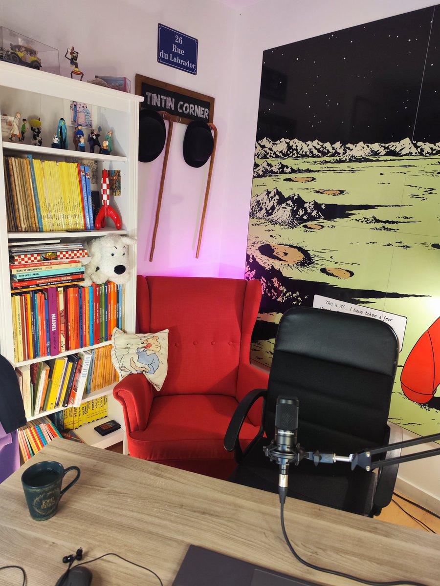 🔴 ¡Todo a punto para la entrevista con Enric Reverté!

Nos vemos a las 19:00 en el canal de YouTube: Tintin Corner 

#tintin #haddock #herge #milu #tornasol
