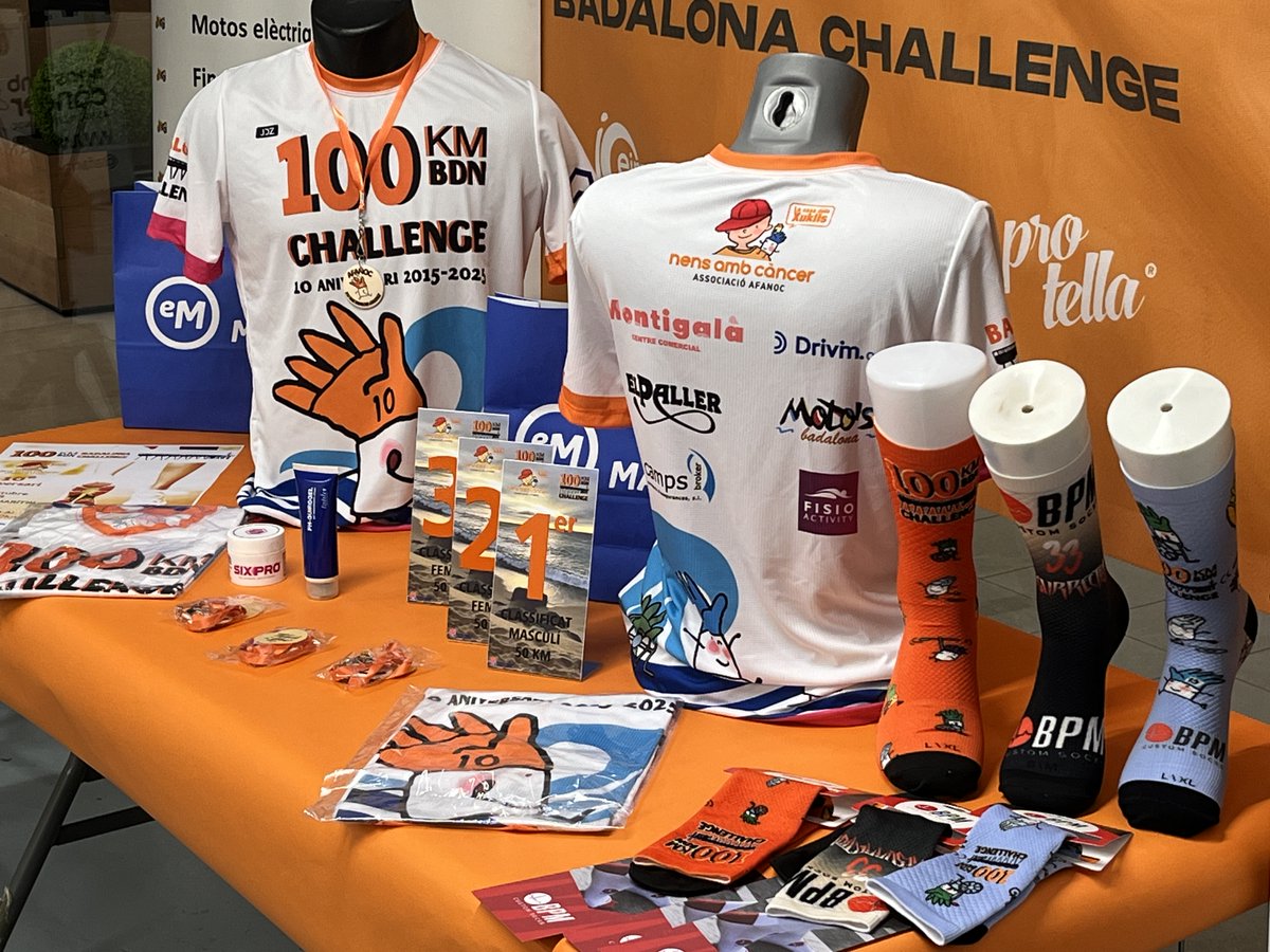 🏃‍♀️🏃‍♂️ La cursa 100 Km BDN Challenge recorrerà el passeig Marítim de #Badalona aquest dissabte 11 d’octubre

L’esdeveniment esportiu dona suport als infants en tractament oncològic i a les seves famílies

ℹ️ badalona.cat/ca/actualitat/…