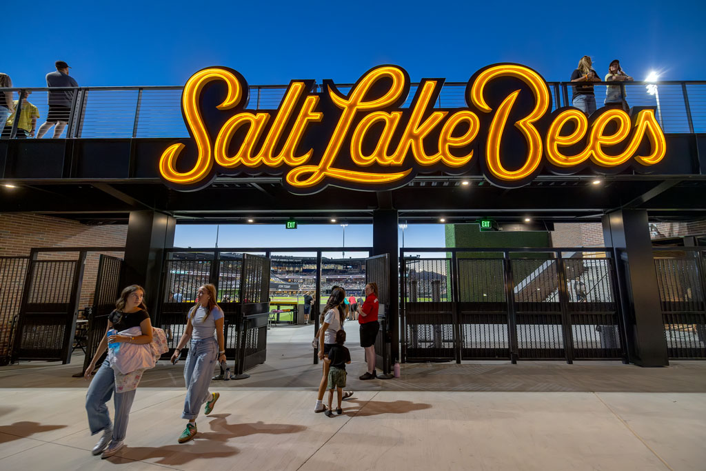 MillerSportsEnt's tweet photo. The Salt Lake Bees completed their inaugural season at The Ballpark at America First Square. Developed by @LHMRealEstate and Miller Sports + Entertainment and designed by @HOKNetwork, the 8,000-capacity ballpark opened April 8, 2025.

Read more at https://t.co/yv3eRqeGVg. https://t.co/5VBnq3gDAE