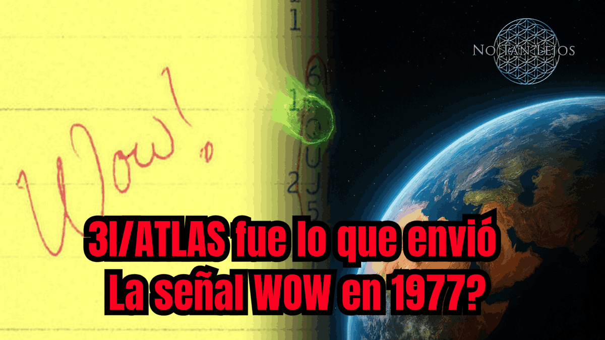 ¿Es 3I ATLAS la sonda que envió la señal WOW? Mañana lo sabremos / NoTan... youtu.be/kBOTTeag5lk?si… a través de <a href="/YouTube/">YouTube</a> 
compartid porfi!
