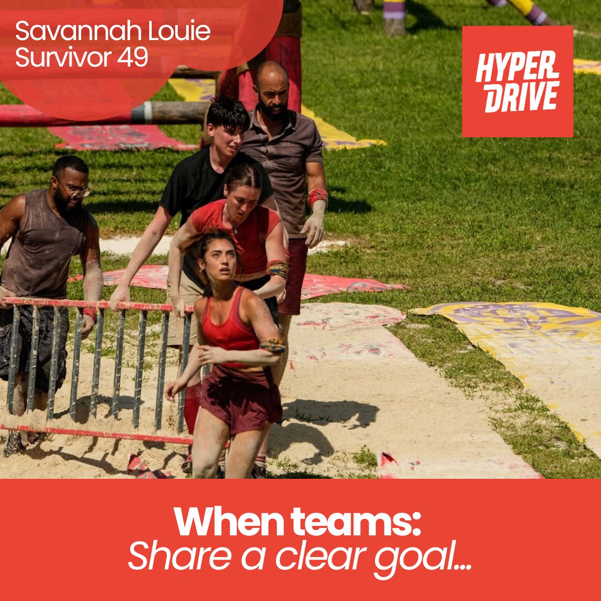 HyperdriveAgile's tweet image. Did you catch Survivor 49? 👀
Hyperdrive’s Savannah Louie &amp;amp; her tribe fell behind early—but rallied back.

✅ Clear goals
✅ Trust in strengths
✅ Focus under pressure

Great teams don’t just start fast. They finish aligned.
#Leadership #TeamAlignment #Survivor