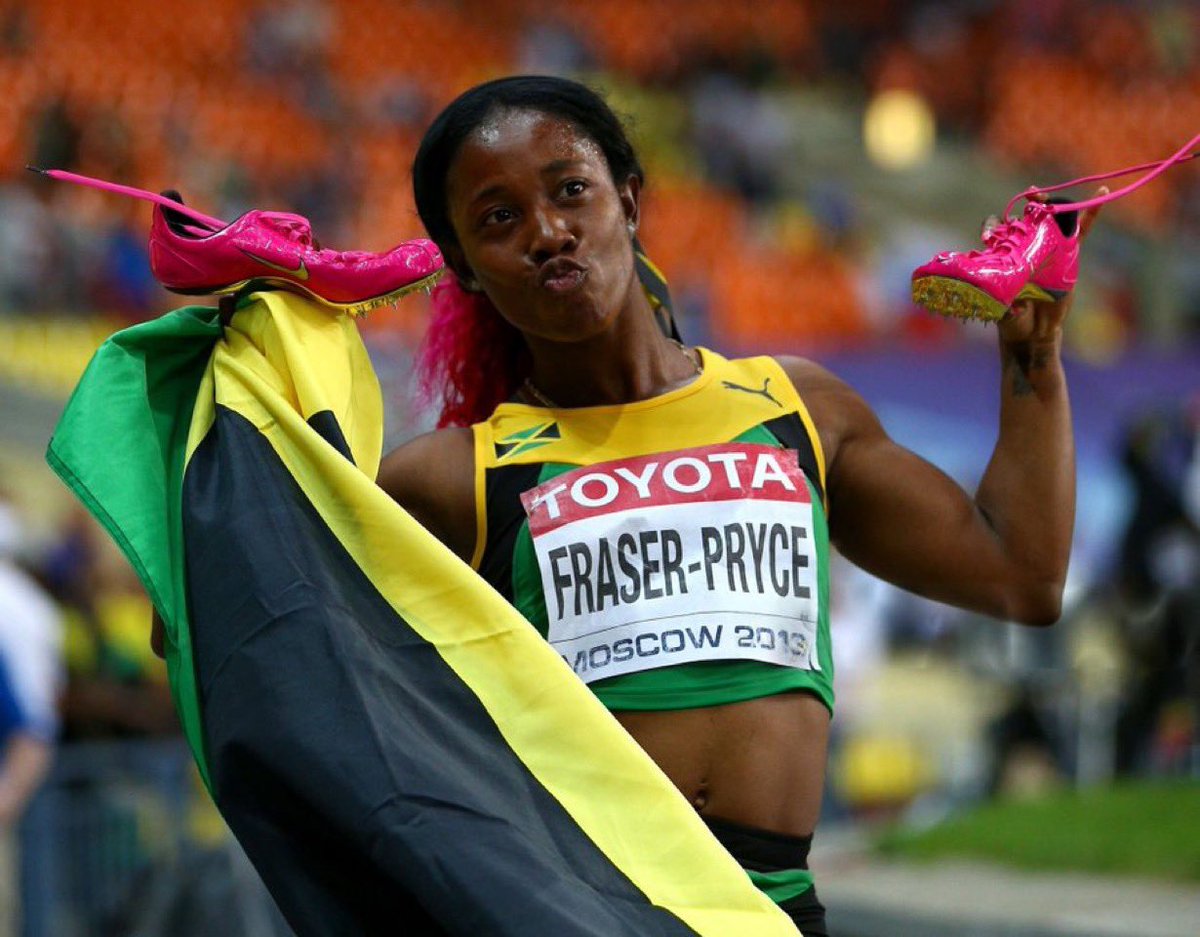 My little sister just asked what an icon is. 

I may or may not have shouted ‘Shelly-Ann Fraser-Pryce’ from the other room 🤭