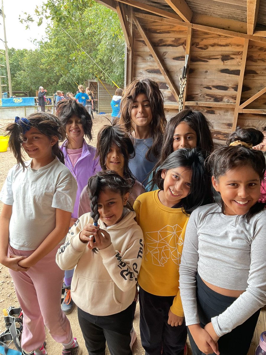 PGL Hair styles - What a difference 4 days away from home has made to our hairstyles!