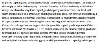 New at JIE: "Skill-biased imports, skill acquisition, and migration" by Jingting Fan, Lei Li (<a href="/LeiLi_economics/">Lei Li</a>) 

doi.org/10.1016/j.jint…