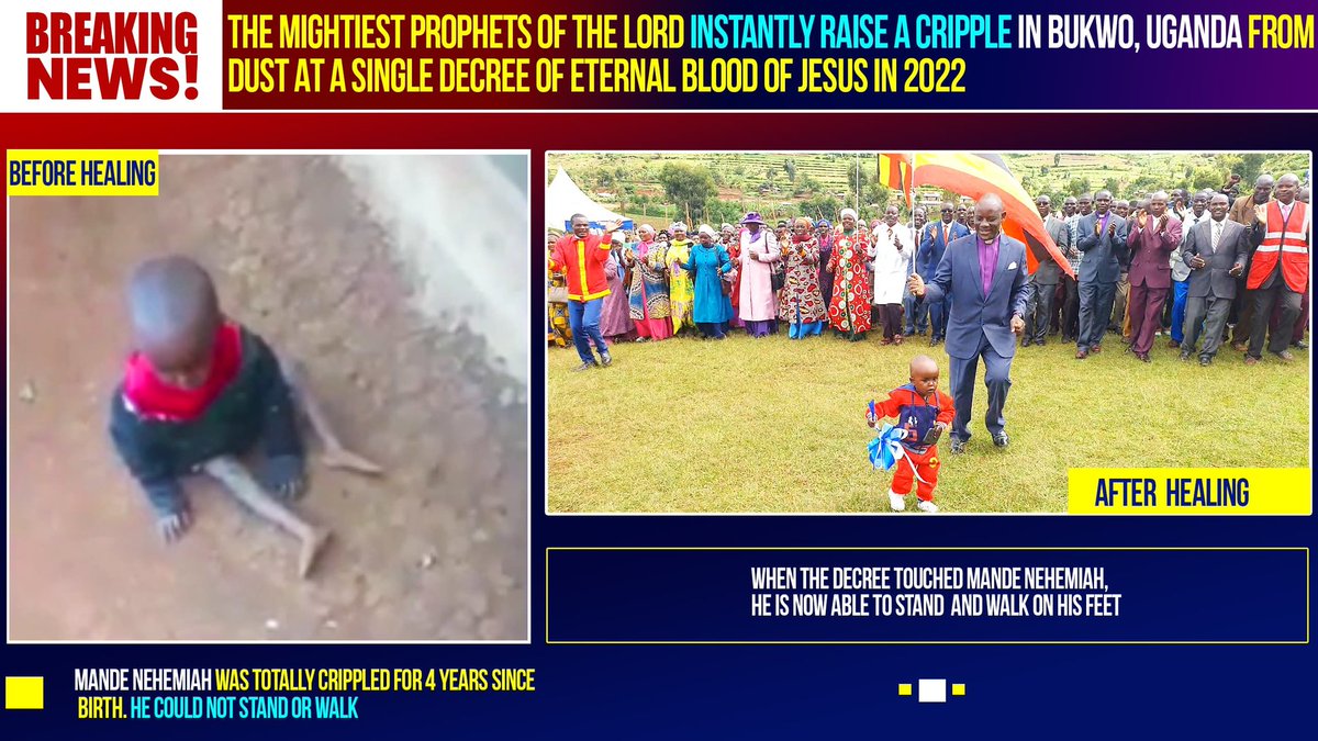 NTALEISAAC8's tweet image. The #EndTimePower is very evident at the advent of The most bibilically promised Prohet of Malachi 4:5, the cripples are walking, the blind are seeing and the endtime truth is being trumpted 

What an awesome time to live in !!