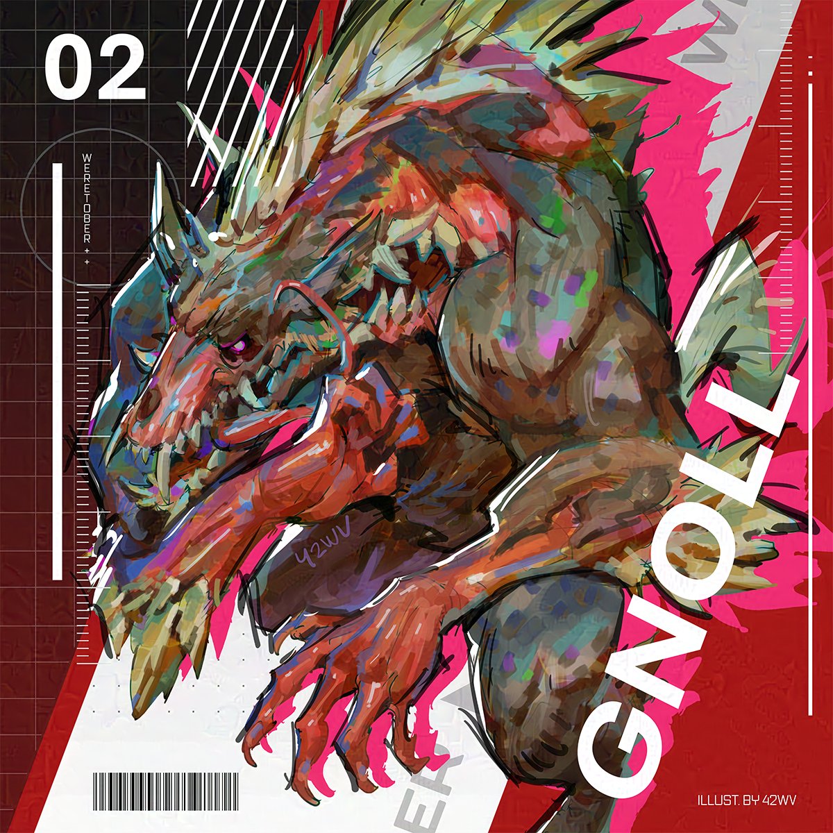 「 #Weretober2025 」 //Day 02// - Gnoll -