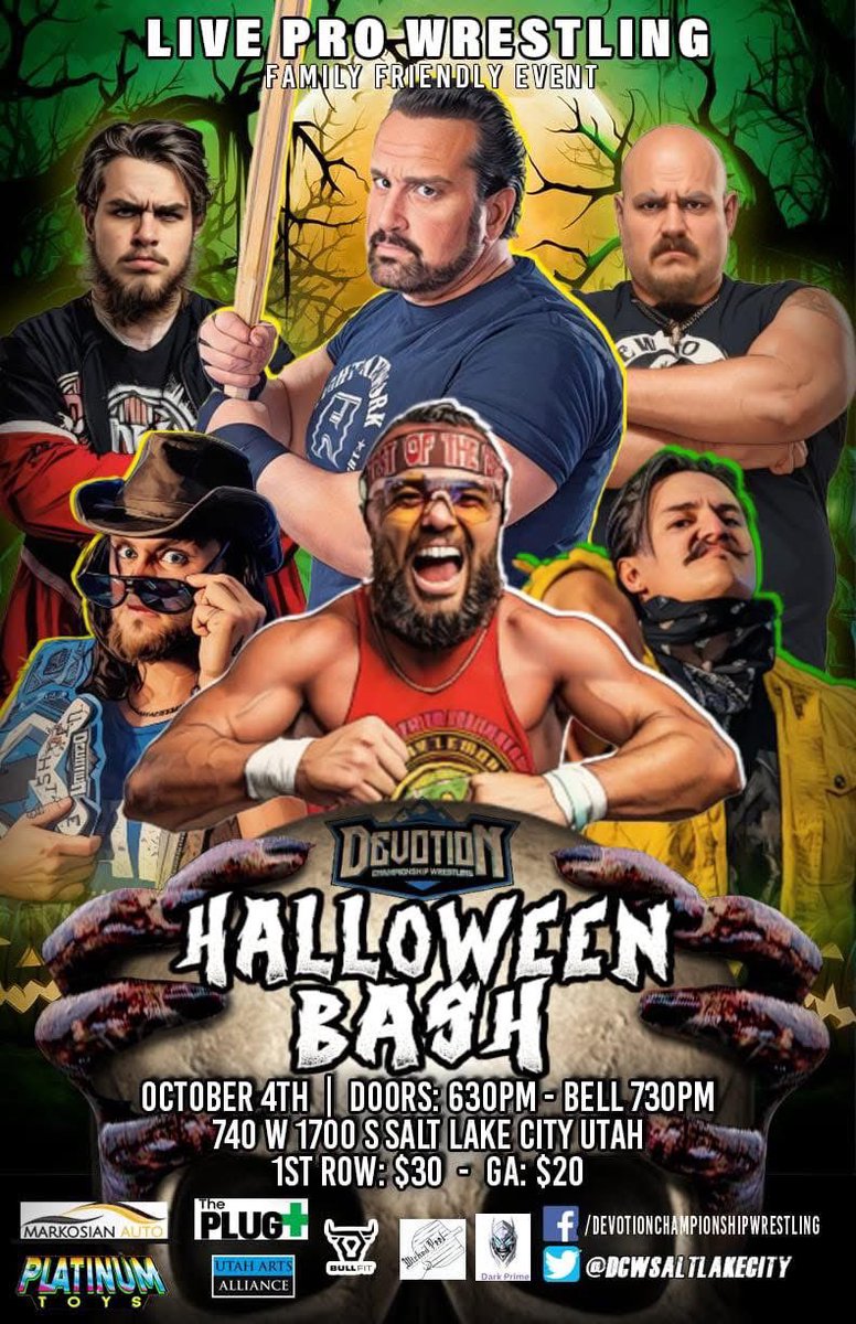 mannylemons's tweet photo. The Tone has been set for DCW big 7 Year Anniversary show. 

Next stop this Saturday night all ages show Halloween Bash. My good friend @THETOMMYDREAMER returns to Salt Lake City Utah to defend his DCW Championship.

https://t.co/62lnsTNBHv https://t.co/Q9CZ3TFWLO