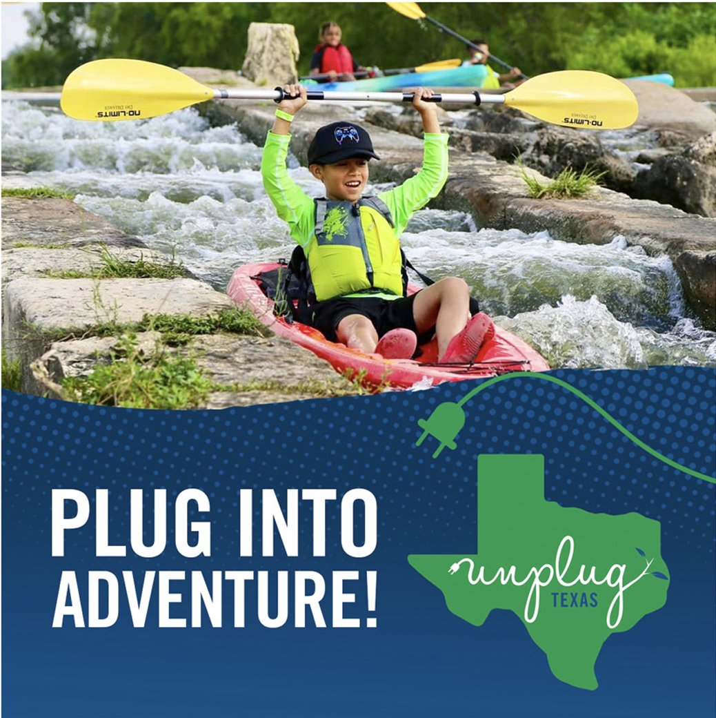 Take the pledge to unplug!  In less than 3 weeks, on Oct. 21, we will celebrate Unplug Texas Day- a day that encourages Texans to log off, get outside, and rediscover the value of real-world connection through parks and recreation.
traps.org/unplug-texas/