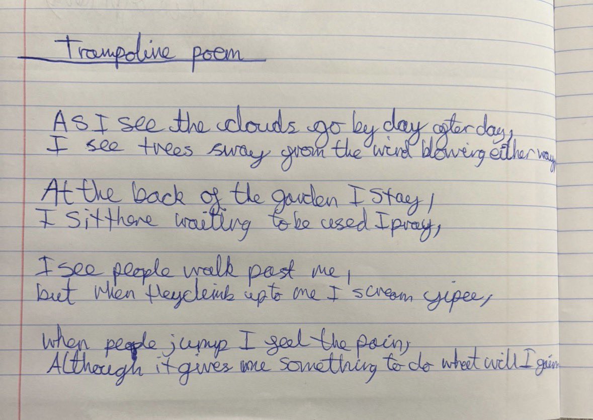 RCS_English's tweet photo. ✍️🎮🧸We celebrated #NationalPoetryDay by writing poems inspired by the theme for this year which is ‘Play’. Students in KS3 wrote some creative poems from the perspective of a game or toy! 

@ReddenCourt https://t.co/0GEbh7MSOI