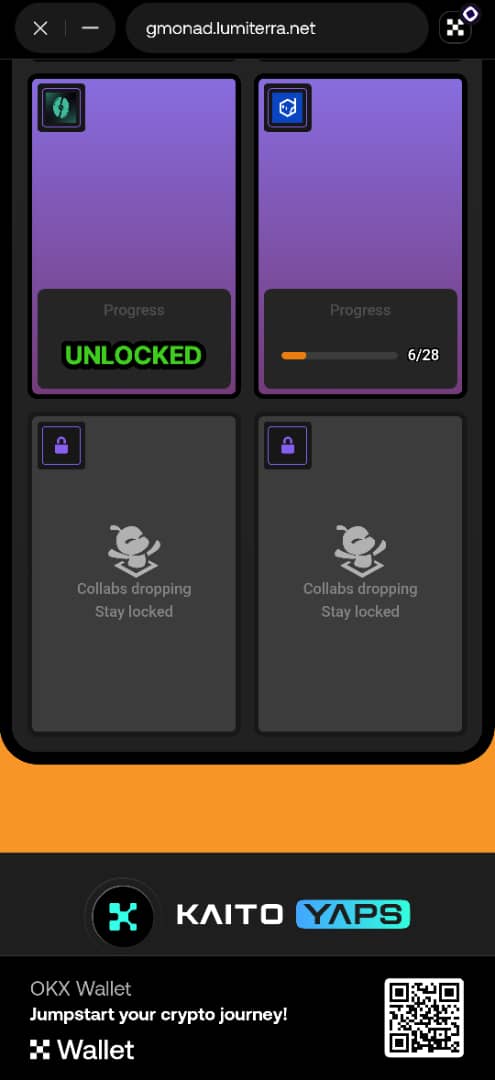 abuumeen's tweet image. You can officially call me a @LumiterraGame Whale or Maxi. Another milestone unlocked I just claimed my second-to-last active campaign on Lumonad which is Bean Exchange and with it, I secured more exclusive skins.

This marks a huge achievement for me: 15 projects claimed and…