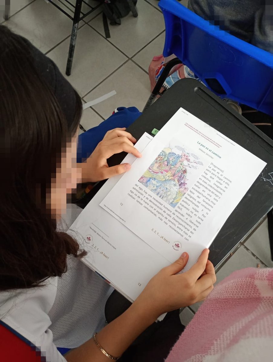 cedit_tecamac's tweet photo. Maratón de Lectura Secundaria CEDIT.
Día Internacional de la No Violencia.
#MaratonesPorLaLectura  #LecturasPorLaNoViolencia 
@SEP_mx https://t.co/L8bLrSwYAy