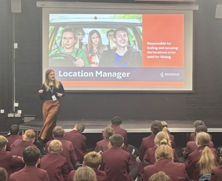 Year 9 pupils had the opportunity to explore the many different roles within the TV industry. Pupils stepped into the shoes of TV producers and worked in teams to create and pitch their very own original shows for Channel 4. Well done Year 9 &amp; thank you to Channel 4! 👏🏻