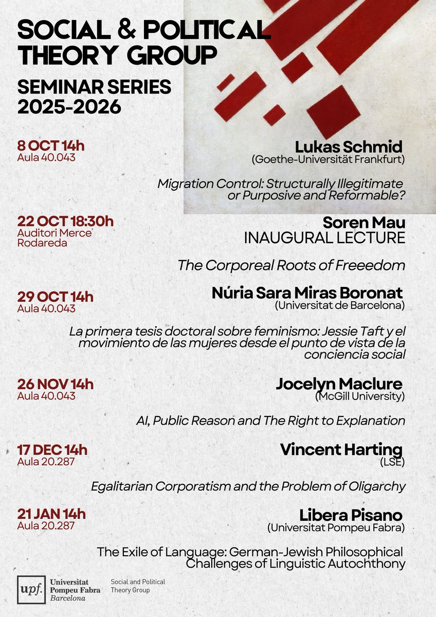 Social and Political Theory Group tweet media