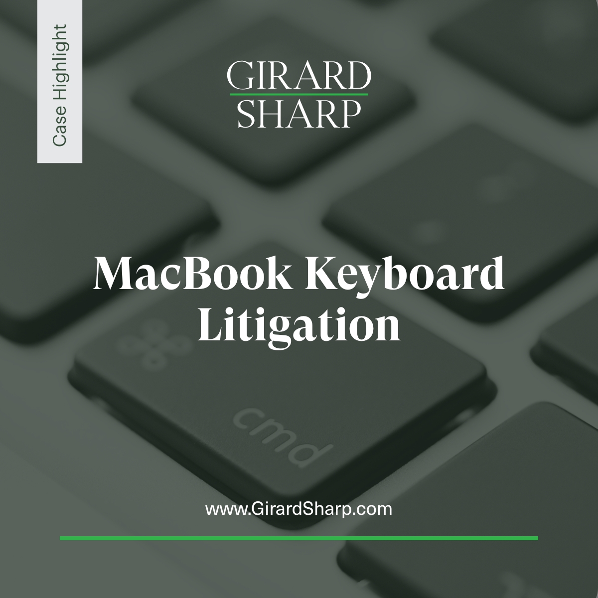 Meaningful Wins: Girard Sharp was co-lead counsel in Apple MacBook keyboard class action where court approved $50M settlement in May of 2023. 
 
Learn more: girardsharp.com/results-invest…
#GirardSharp