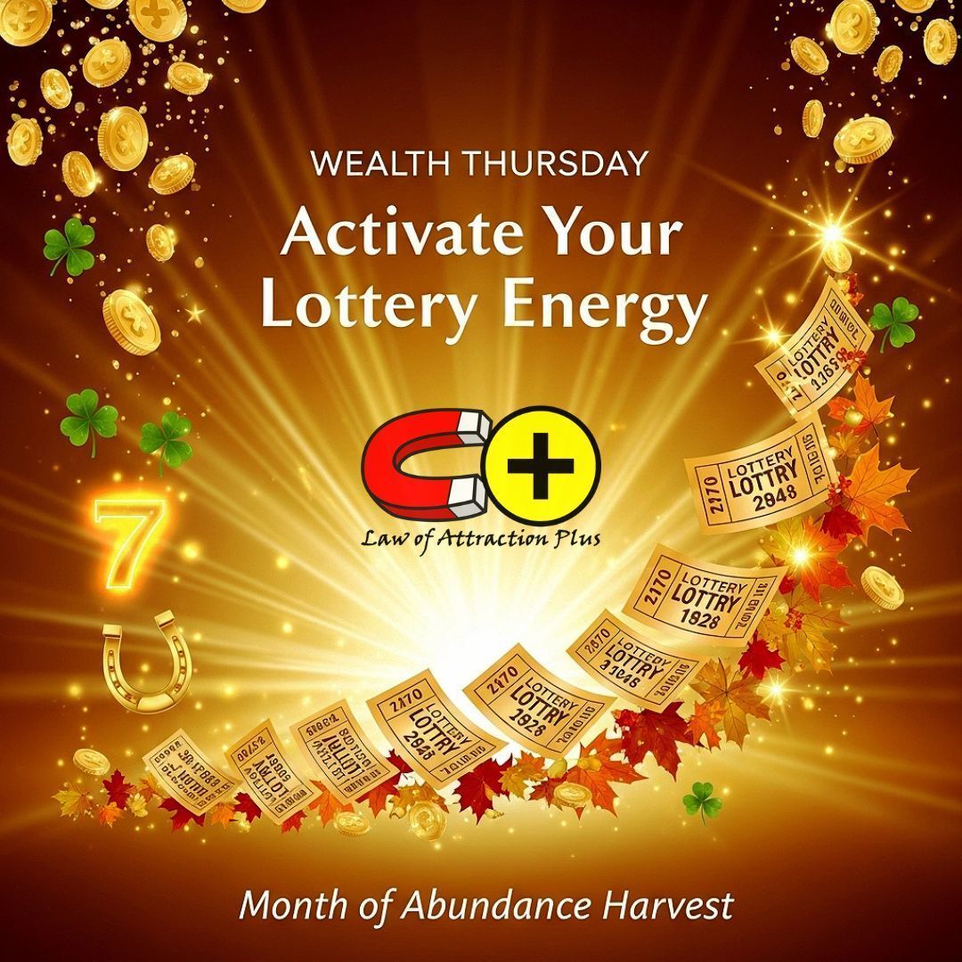 💰 WEALTH THURSDAY: October is the harvest month of abundance! 🍂

✨ Activate your lottery energy &amp; attract unexpected money with our subliminal 

🎧 youtu.be/MhJ6foE1ftk
 
Comment “I AM A MONEY MAGNET” + your goal 🌟 

#LAP #WealthThursday #OctoberAbundance