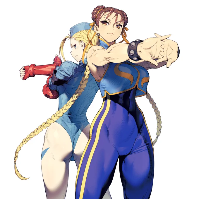 Fan art | Street Fighter - Chun-Li and Cammy Artist: