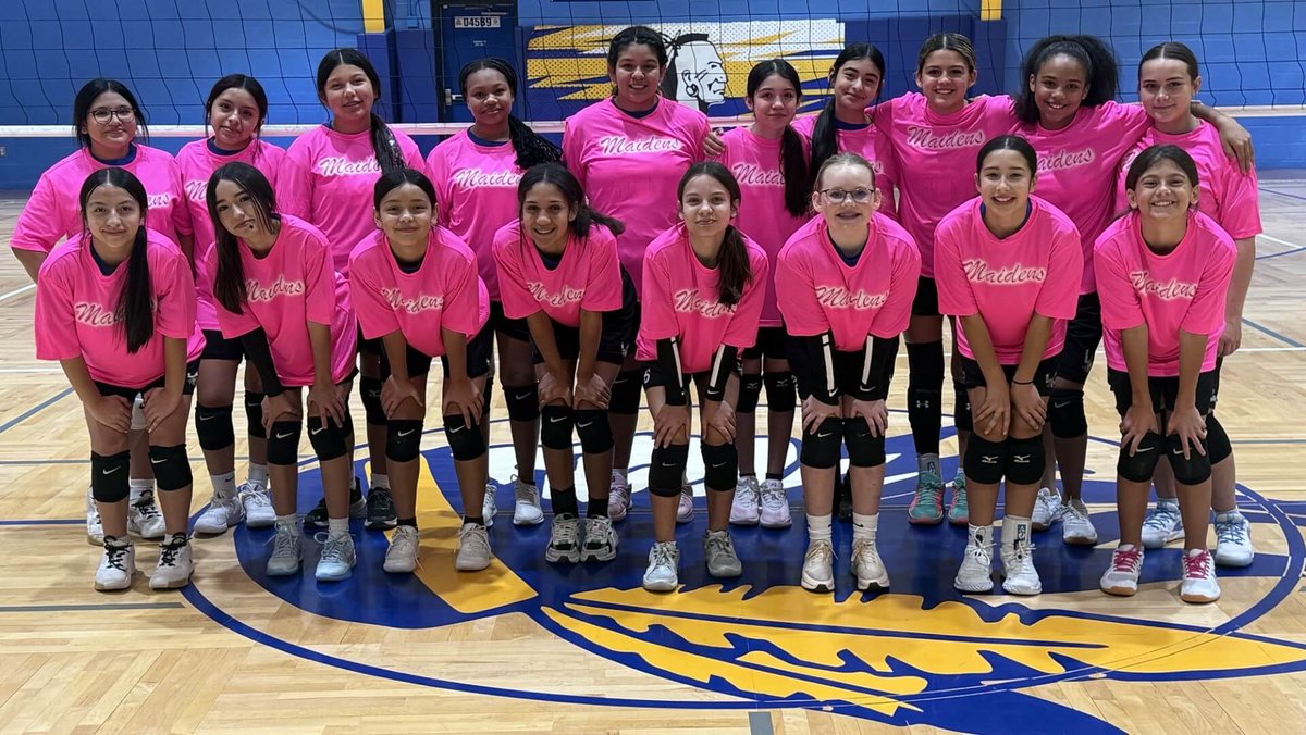 Pink Out Month!

The 7th/8th Grade Maiden Volleyball Teams will be wearing Pink all month to promote awareness and celebrate survivors!

The Seventh Grade is Ready!