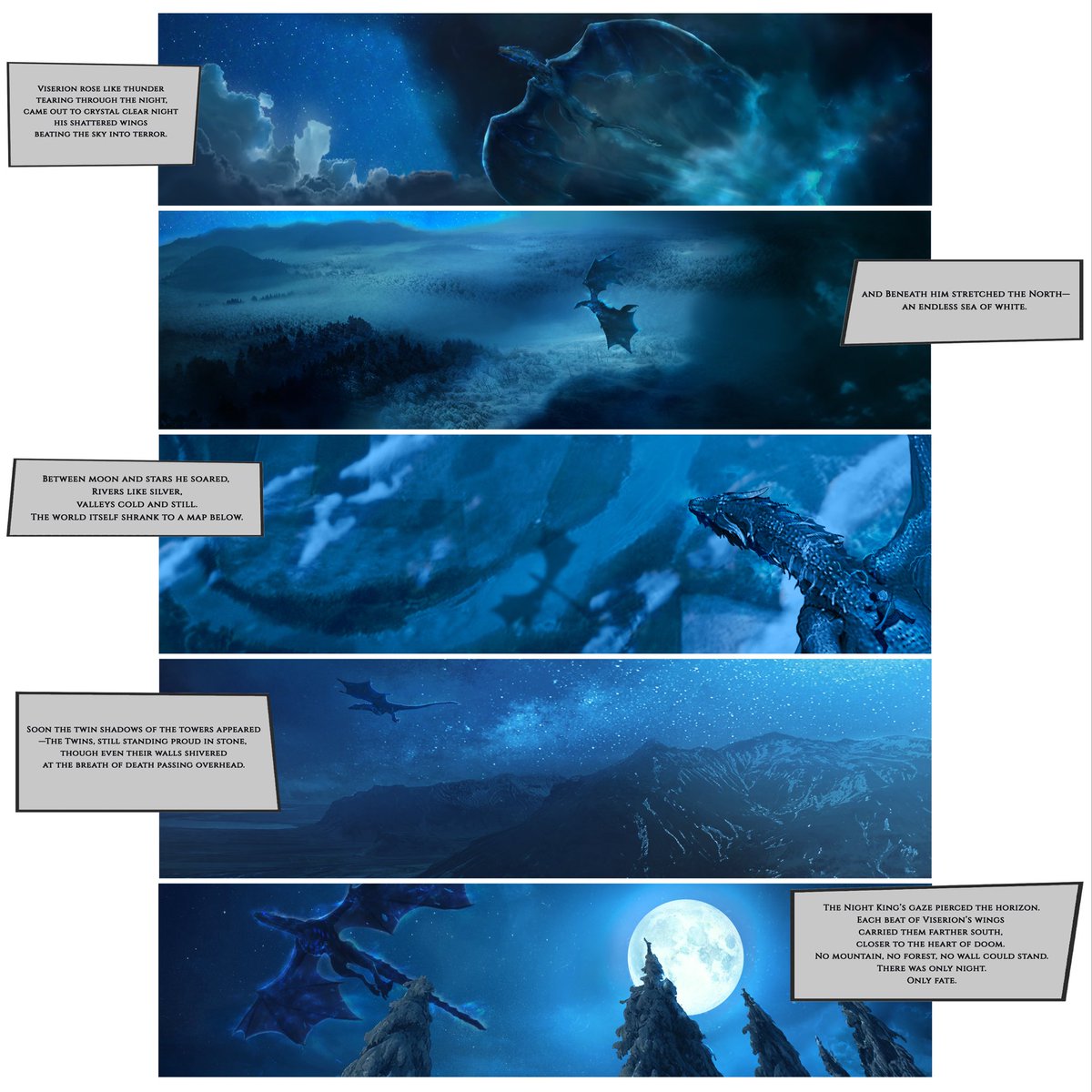 ertacaltinoz's tweet photo. 🧵“The Long Night- Part II”
🔥 Episode One: “YOU WILL FLY”🔥

Winter burns.
Shadows carve the sky.
The hunter smiles.
The prey ascends.

But fire will not kneel.
Not now. Not ever.

⚔️ The song is not yet over.

#GameOfThrones #YouWillFly #EpicFantasy #DarkFantasy #ComicArt #WinterIsComing