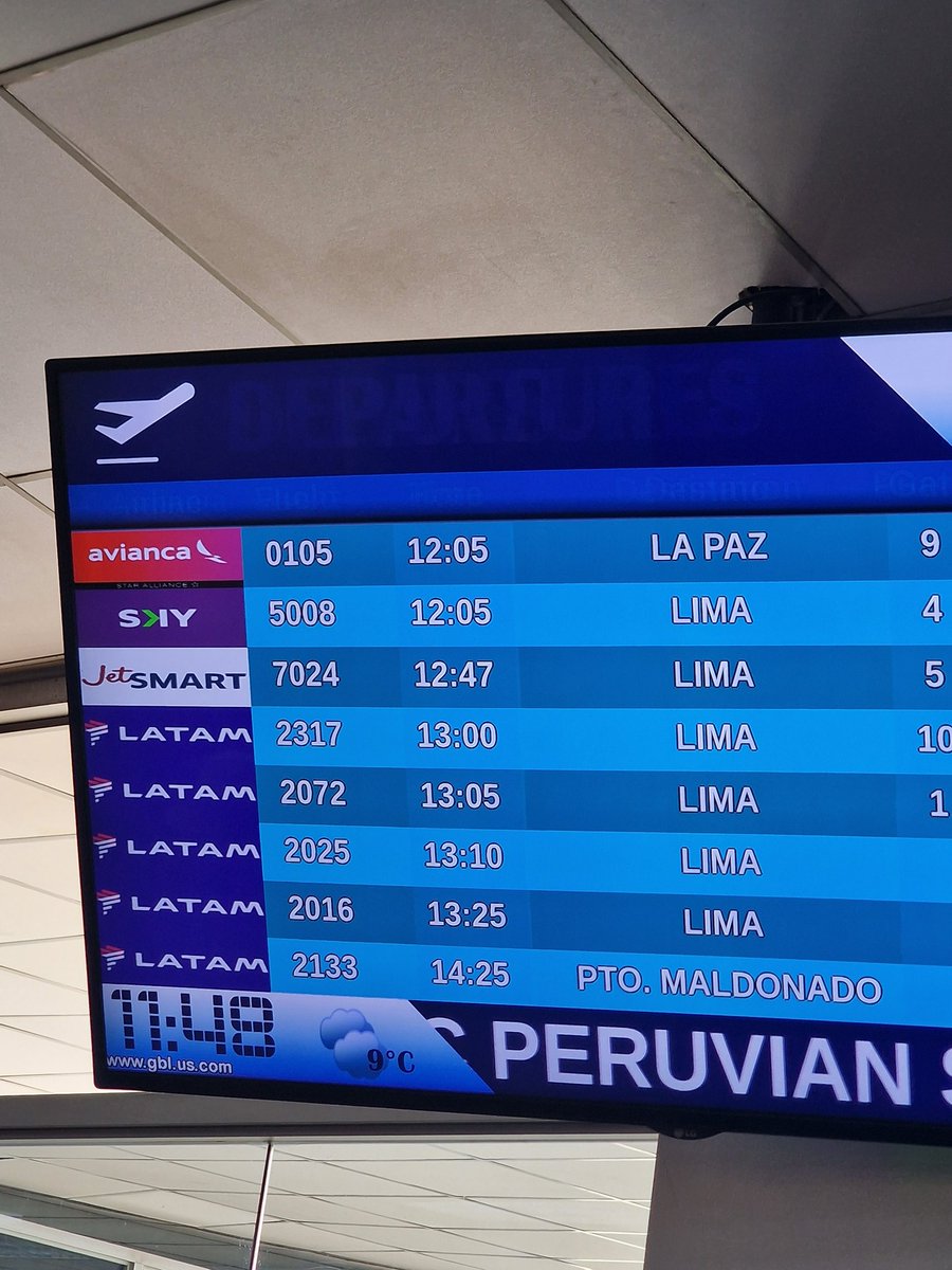 Lidojumi uz Limu no Cusco biežāk kā Rīgā sabiedriskais transports 😂😬