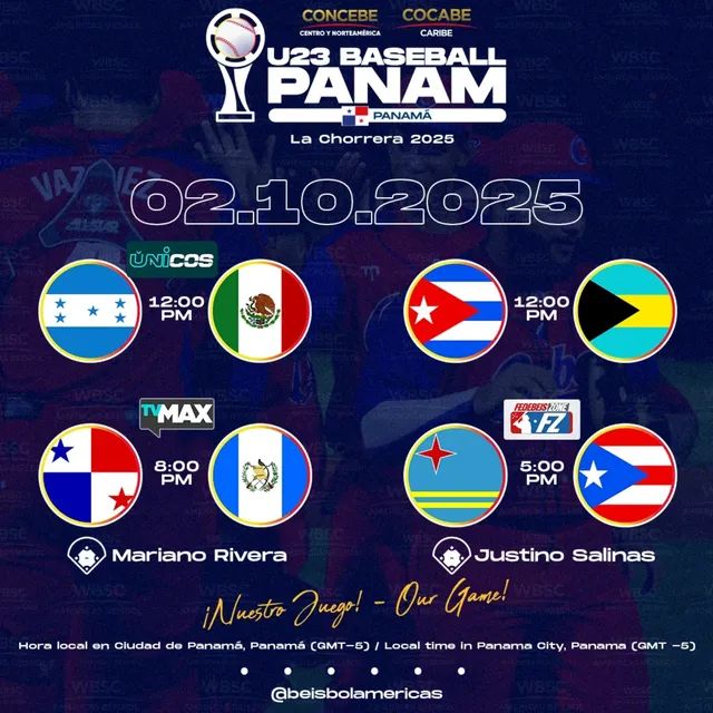 Cocabe_Copabe's tweet photo. Resultados de ayer, partidos para hoy y Standing Actual de los Grupos A (#CONCEBE) y B (#COCABE), del #PremundialU23 

@beisbolamericas 
@Cocabe_Copabe
@WBSC https://t.co/NujCMGAWcN