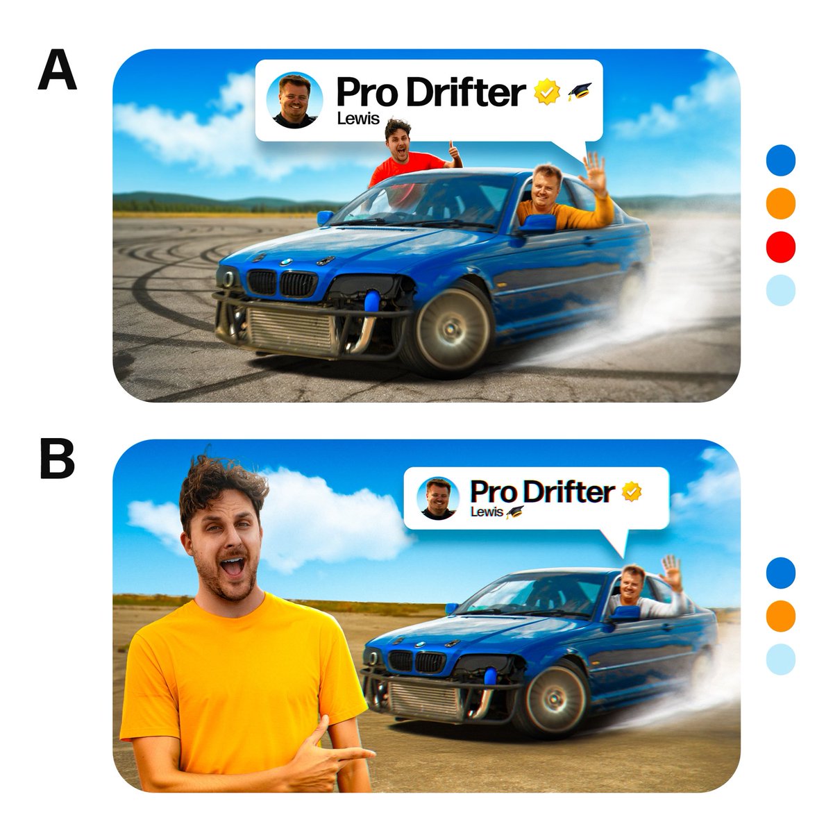 Recent Thumbnail 🪄 

Will this E46 BMW Survive drift School?

A or B?