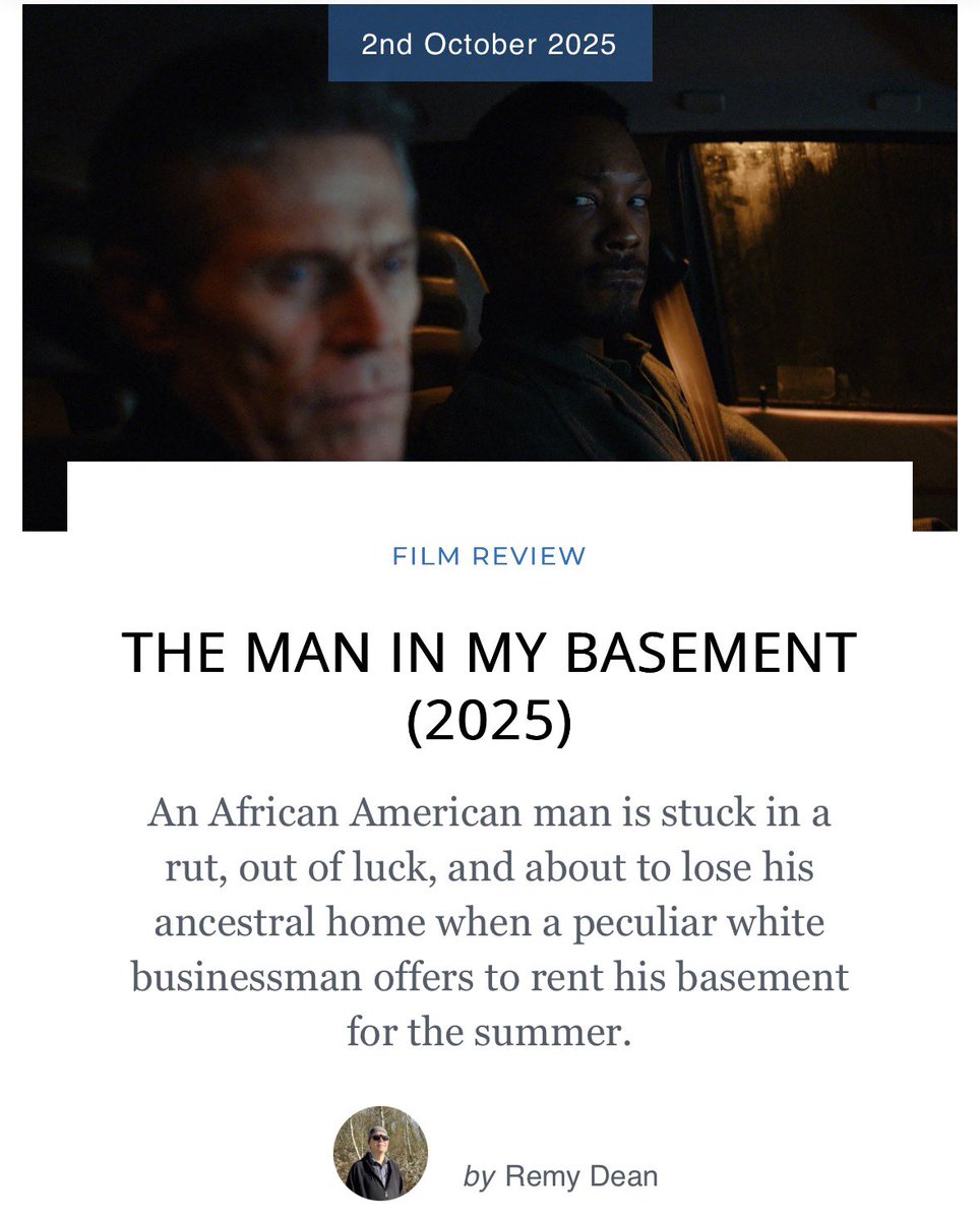 Remy Dean (<a href="/DeanAuthor/">Remy Dean 🏴‍☠️</a>) reviewed THE MAN IN MY BASEMENT framerated.co.uk/man-my-basemen…