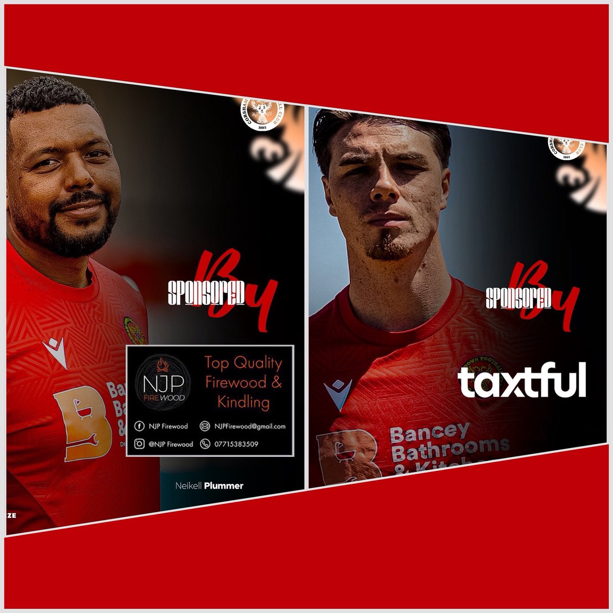 CorshamTownFC's tweet image. New Gaffer, New leaders 🔴⚪️🔴

With the appointment of Chris Lines as Player/Manager this week, it left spaces open for a new Skipper and Vice Captain. 

@Linesy8 took no time in announcing @LewwyGizz as captain and @plums06 as Vice captain. 

Gizz has settled in well to life at…