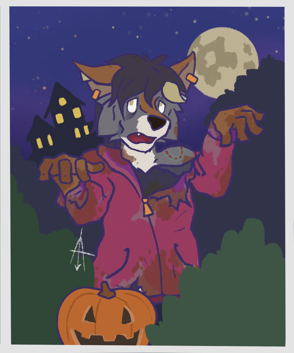 ArrowBandit's tweet photo. Ummmm yes hello, Its Spooky Season Yall!!! Been watching Fear the Walking Dead recently so were doing zombie this year~ https://t.co/zl2nqkTu9b