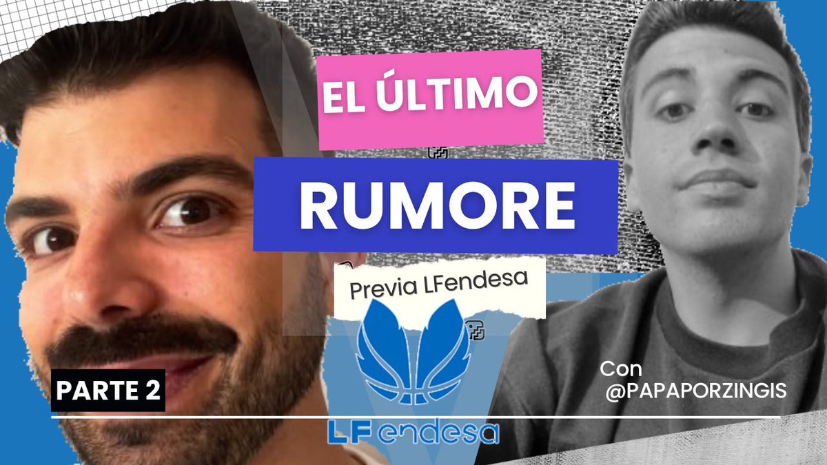 🚨🏀 ¡SEGUNDA PARTE de la PREVIA #LFEndesa!

Con <a href="/papaporzingis/">pablooo☘️</a> 😏💃
Algunas de los rumore ya se desvelaron pero otros no💣👀

El último rumore se viste de conocimiento 🤪

Deja tu ❤️ en el tuit y en el vídeo 🙏

👉 youtu.be/R3FtyNIy8sc

Si no entras… luego no digas… 😜🔥🍿