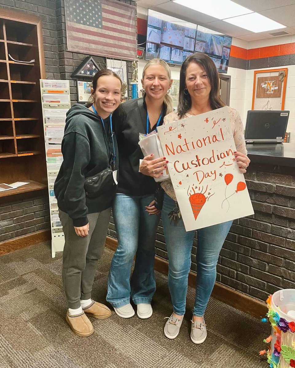 Today is National Custodian Day! Be sure to thank these amazing Staffulty members for the work they do to make sure school spaces are welcoming to all who enter. 💙

 📸 NTHS.Renaissance

#JostensRenaissance #SchoolCulture #NationalCustodianDay