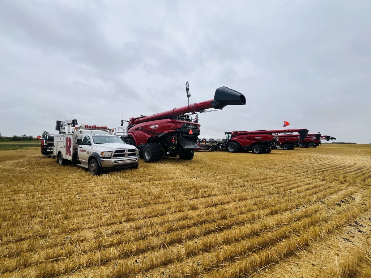 Checking in on some new AF11's! 🔴⚫️ 

#redheadequipment #growbuildhaul #caseih #caseihaf11 #harvest #saskatchewan