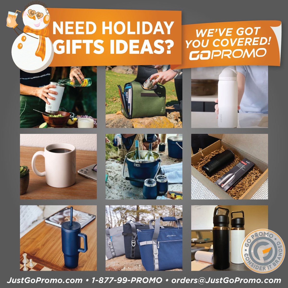 Looking for holiday gift ideas for your employees or clients? 🎁 From tumblers to coolers, Go Promo has drinkware options that make the perfect gift. 

Find even more holiday gift ideas here. 🔗buff.ly/g1YcR1J