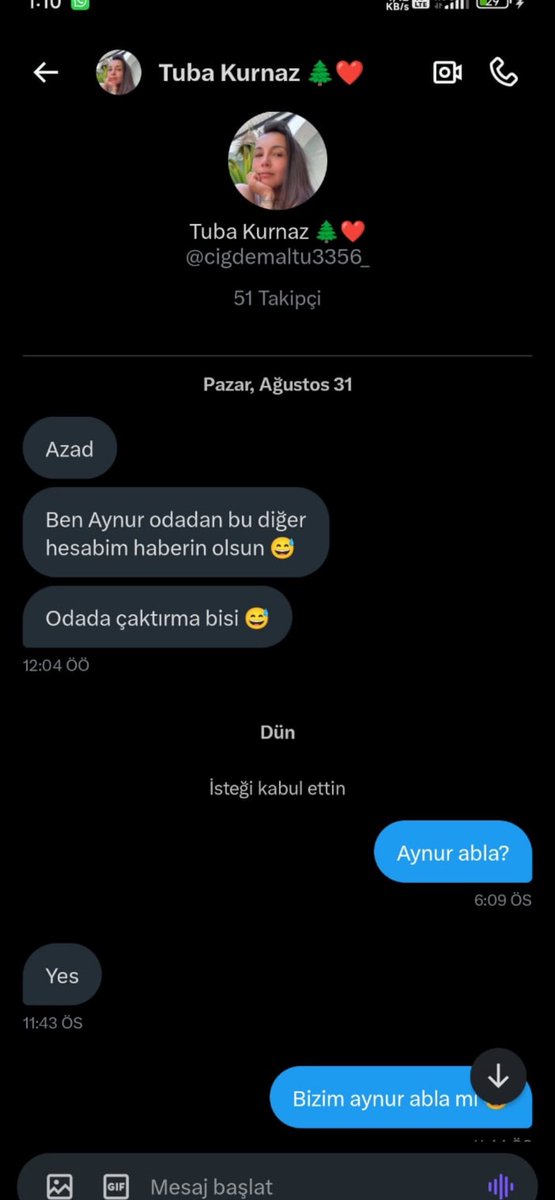 amida212121's tweet photo. Herkese merhabalar ben Aynur 
Hesabım olan @AynurDogan59477 erişim engeli aldığı için burdan paylaşım yapmam gerekti.@cigdemaltu3356_ adlı alçak benim adıma arkadaşlarıma mesaj atıyor bu hesap ile hiçbir bağlantım yoktur. https://t.co/vKcrhLc2DI