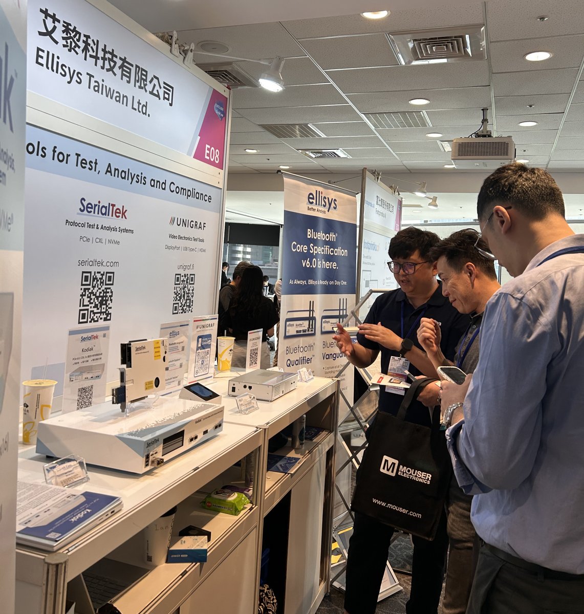symbiosys_io's tweet photo. Thanks to all who joined us at #EEIntelligentTechCon2025 in Taipei! 
Representing Symbiosys Alliance were members @Ellisys1 , @Unigraf_Oy  and @SerialTek, each showcasing the latest in #ProtocolAnalysis &amp; Testing solutions.

#TestAndMeasurement
#EdgeAI
#IoT https://t.co/7PwRIFEvP4