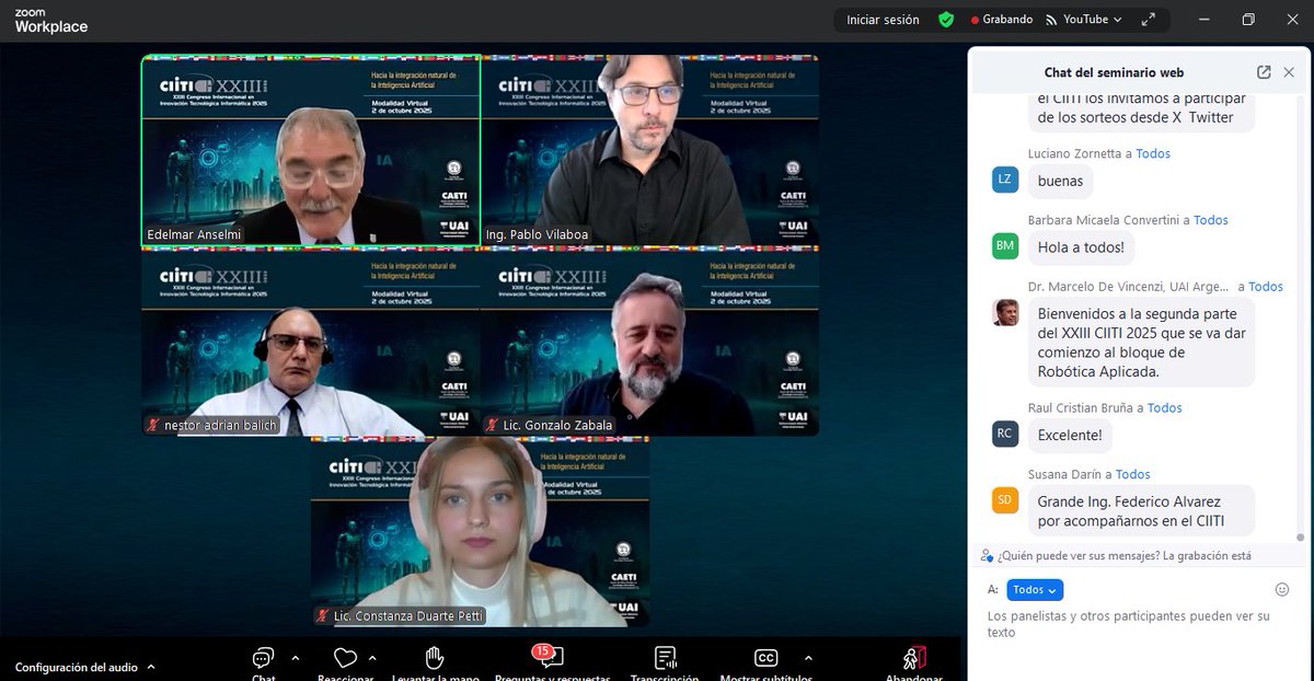 #ciiti #robotica <a href="/Ciiti/">CIITI 2025</a>  Arranco el bloque de Robotica nice