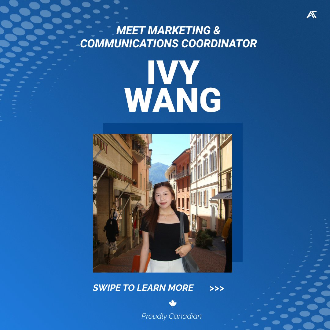 AdvisorFlow's tweet image. 👋 Meet Ivy, our Marketing & Communications Coordinator!
From social to podcasts, newsletters to events, she’s the creative force helping us connect with advisors and showcase the value they bring to clients across Canada.
#AdvisorFlow #Marketing #FinancialAdvisors #Fintech
