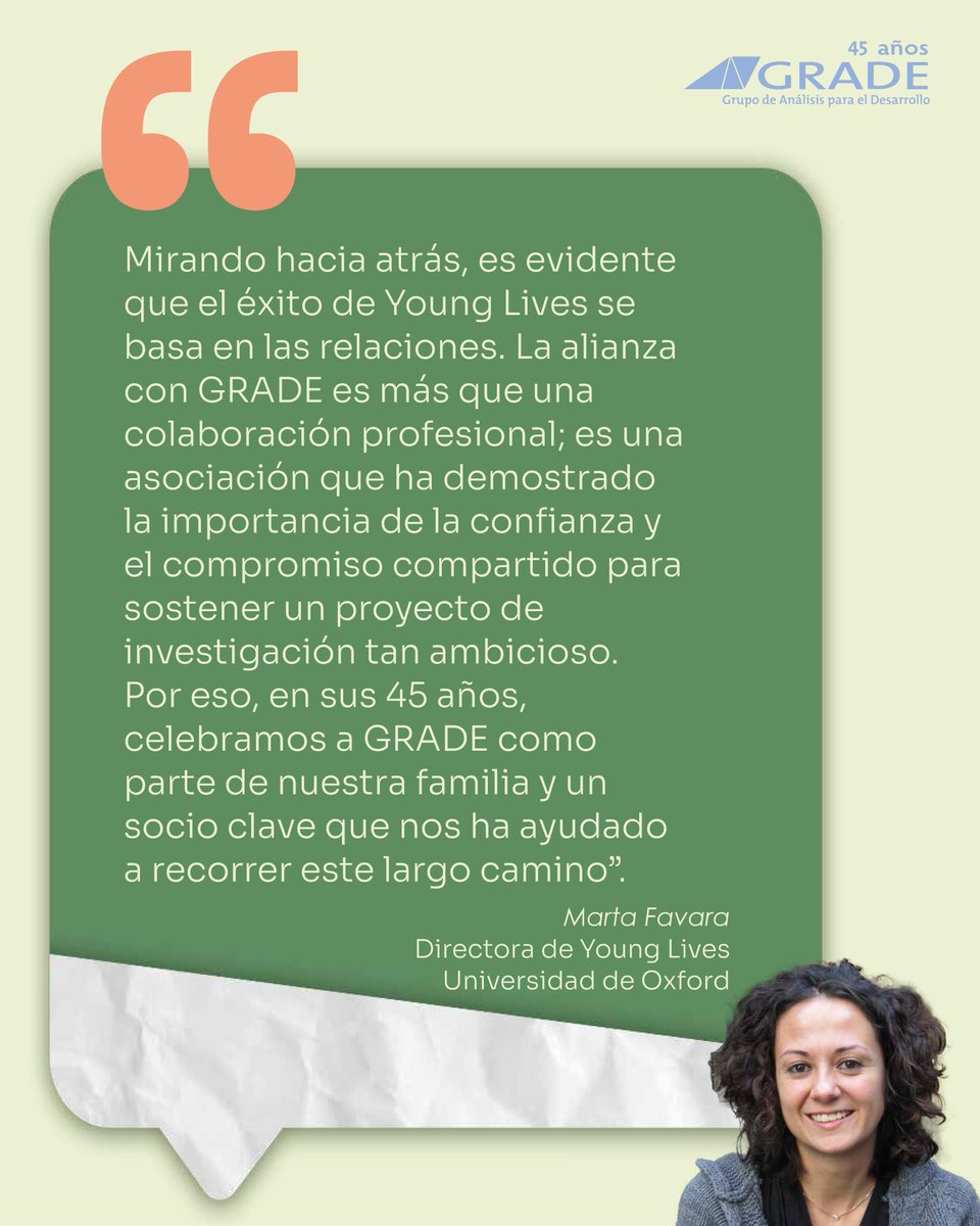 GRADE (@gradeperu) on Twitter photo #GRADE45 Desde el año 2001, <a href="/GRADEPeru/">GRADE</a> y el <a href="/IINPeru/">Instituto de Investigación Nutricional</a> ejecutan <a href="/NinosdelMilenio/">Estudio Longitudinal Niños del Milenio</a>, el estudio longitudinal de mayor amplitud en el Perú. <a href="/yloxford/">Young Lives</a> <a href="/SantiagoCueto6/">Santiago Cueto</a> <a href="/Javier_Escobal/">Javier Escobal</a> <a href="/acamposfl/">Antonio Campos</a> <a href="/alan_sanchezj/">Alan Sánchez</a> <a href="/vanerojas_2/">Vanessa Rojas Arangoitia</a> <a href="/MartaFavara/">Marta Favara</a> 1/3 #GRADE45 Desde el año 2001, <a href="/GRADEPeru/">GRADE</a> y el <a href="/IINPeru/">Instituto de Investigación Nutricional</a> ejecutan <a href="/NinosdelMilenio/">Estudio Longitudinal Niños del Milenio</a>, el estudio longitudinal de mayor amplitud en el Perú. <a href="/yloxford/">Young Lives</a> <a href="/SantiagoCueto6/">Santiago Cueto</a> <a href="/Javier_Escobal/">Javier Escobal</a> <a href="/acamposfl/">Antonio Campos</a> <a href="/alan_sanchezj/">Alan Sánchez</a> <a href="/vanerojas_2/">Vanessa Rojas Arangoitia</a> <a href="/MartaFavara/">Marta Favara</a> 1/3