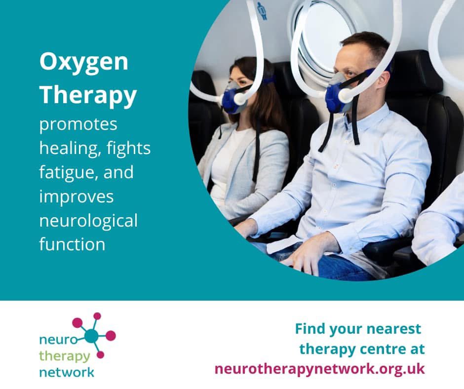 October 2 (O-2) is #WorldOxygenDay raising awareness of the importance of oxygen therapy. 

Oxygen therapy can help people living with a range of neurological and other medical conditions. Visit our website to find your nearest centre
neurotherapynetwork.org.uk

#OxygenTherapy #HBOT