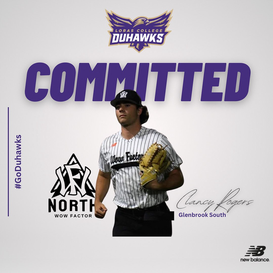 WowFactorSelect's tweet photo. Big congratulations to 2026 Wow Factor North National/Stoppers player @19ClancyRogers (@GBS_Baseball) on his commitment to @LorasBaseball‼️ 
@CoachBroadhurst @Jwownew @WowFactorNation @EinhardtEvin https://t.co/vxZ4kAwsPj